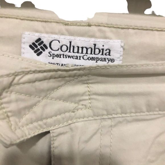 Columbia Women’s 6R Convertible Pants Hiking Outdoor Beige - Picture 6 of 16